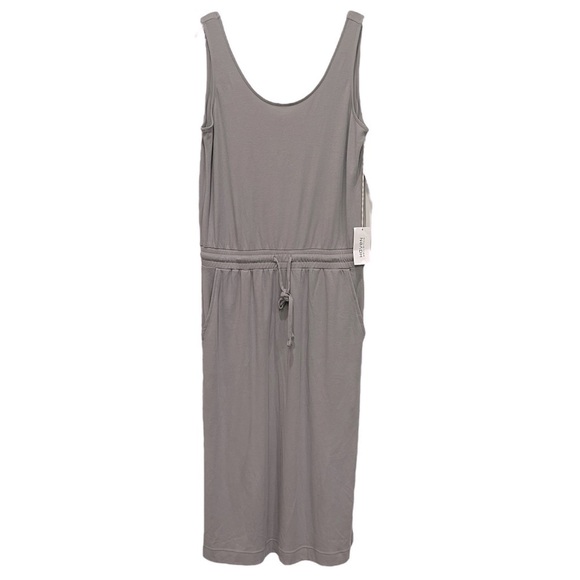 Haven Organic Cotton Tank Midi Dress NWT | Size M| Drawstring Waist Minmalist - Picture 2 of 7